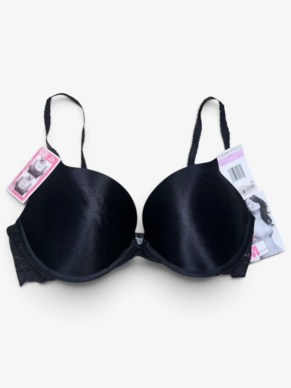 Maidenform Ultimate Gel Push-Up Bra 38D Black